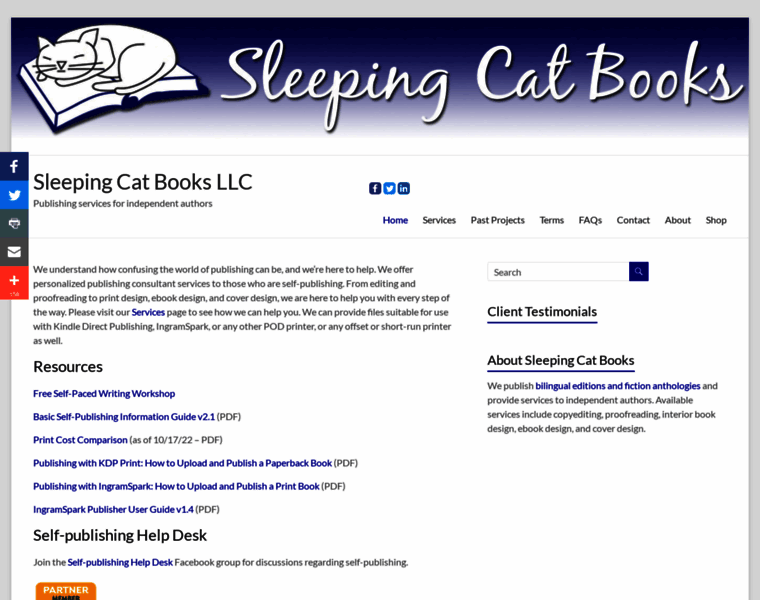 Sleepingcatbooks.com thumbnail
