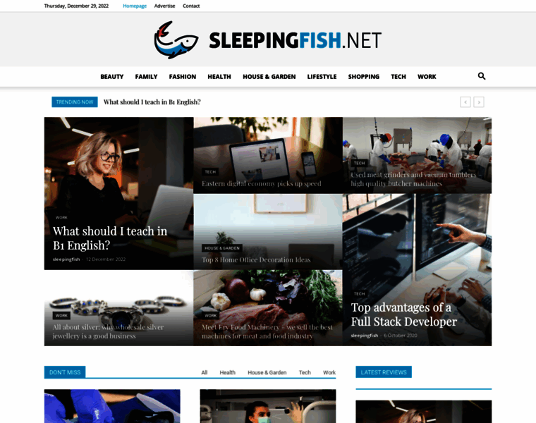 Sleepingfish.net thumbnail