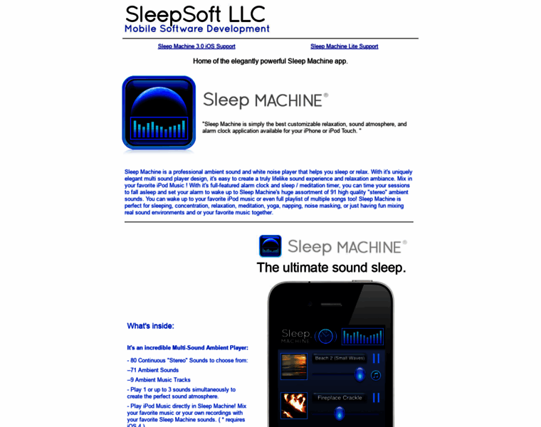 Sleepsoftllc.com thumbnail