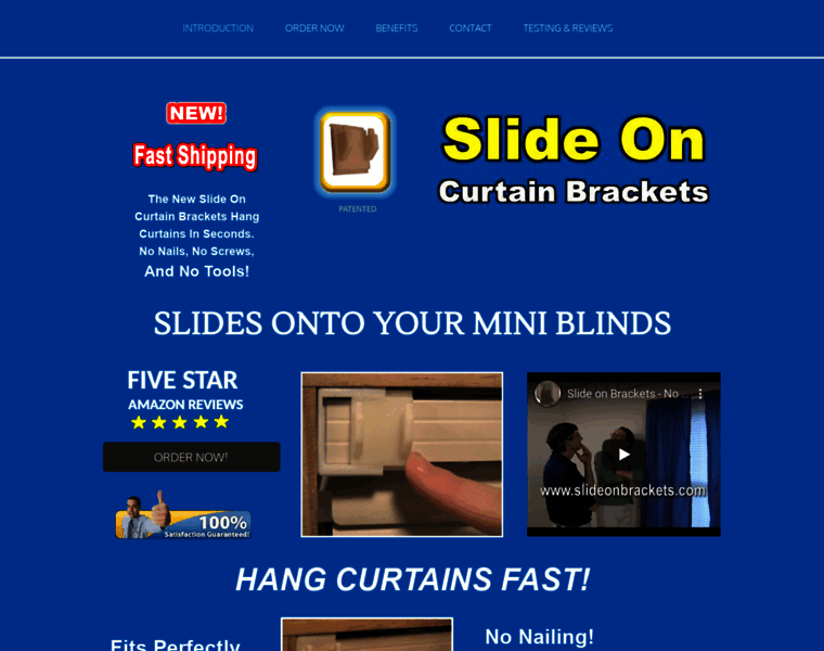 Slideonbrackets.com thumbnail