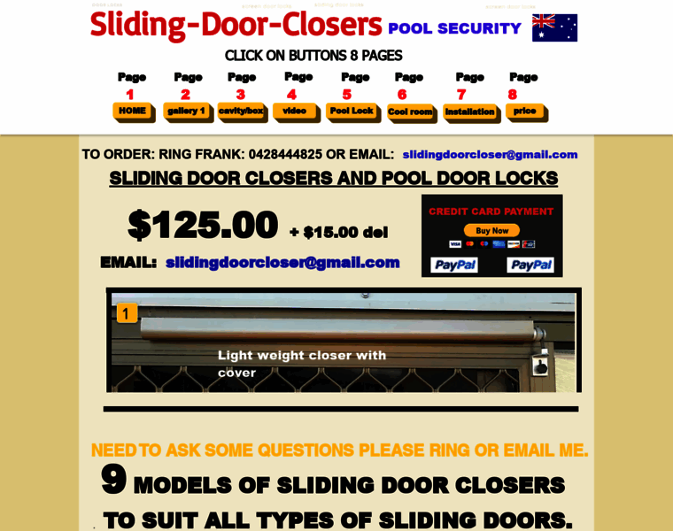 Slidingdoorclosers.com.au thumbnail