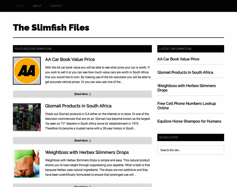 Slimfish.co.za thumbnail