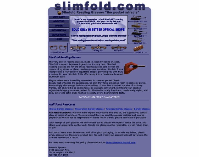 Slimfold.com thumbnail