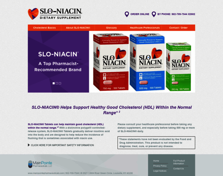 Slo-niacin.com thumbnail