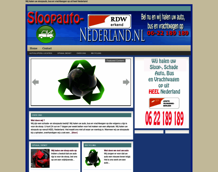 Sloopauto-nederland.nl thumbnail