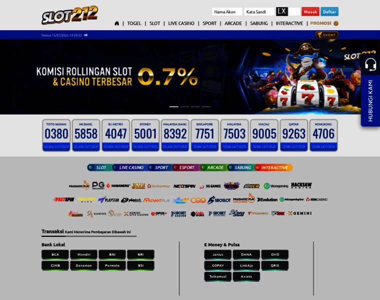 Slot212swift.com thumbnail