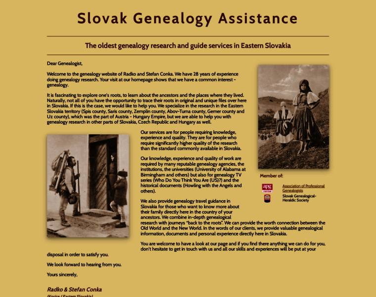 Slovakia-genealogy.com thumbnail
