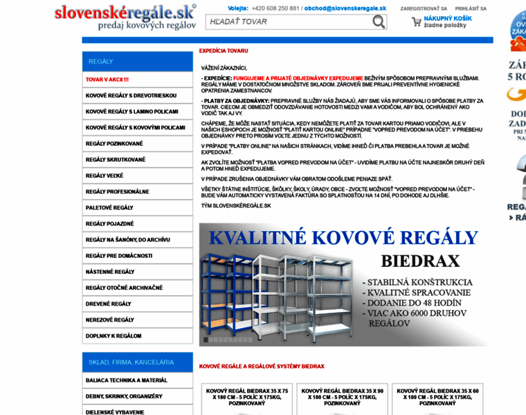 Slovenskeregale.sk thumbnail