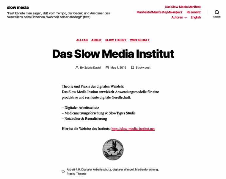 Slow-media.net thumbnail