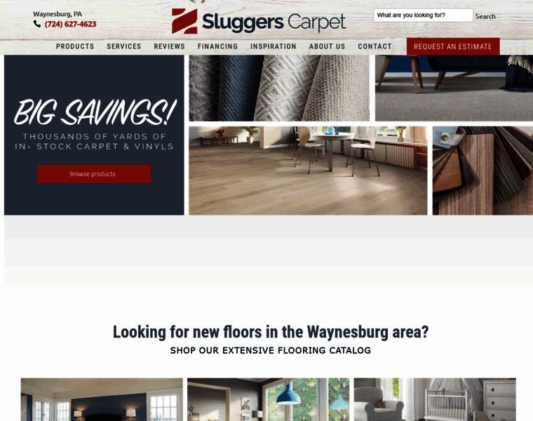 Sluggerscarpets.com thumbnail