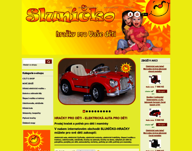 Slunicko-hracky.com thumbnail