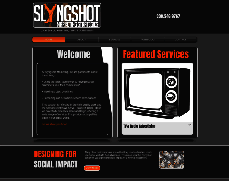 Slyngshotmarketing.com thumbnail