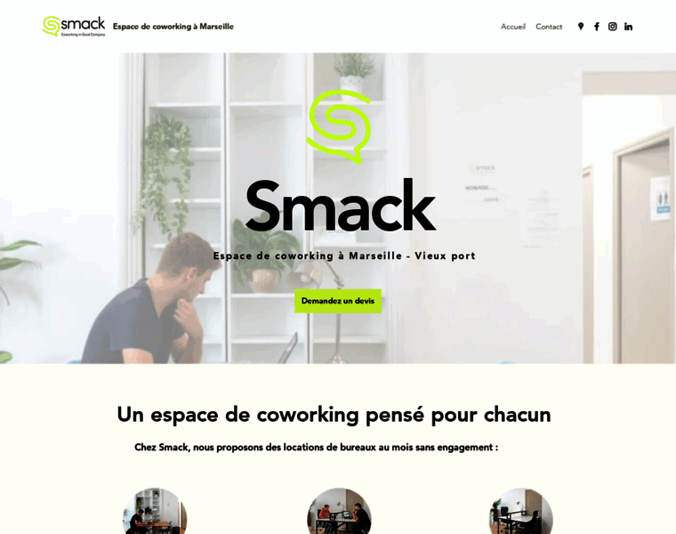 Smack-coworking.com thumbnail