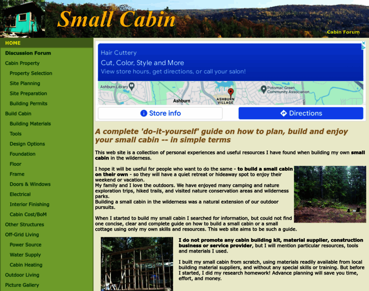 Small-cabin.com thumbnail