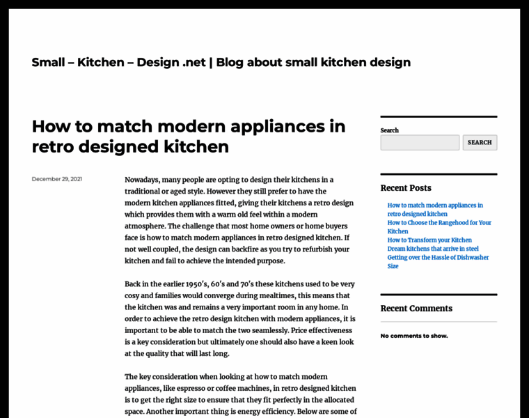 Small-kitchen-design.net thumbnail