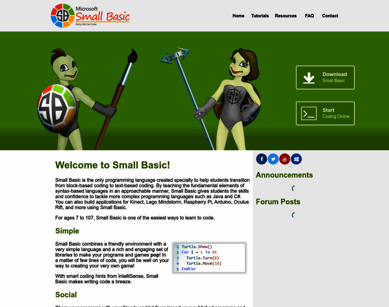 Smallbasic.com thumbnail