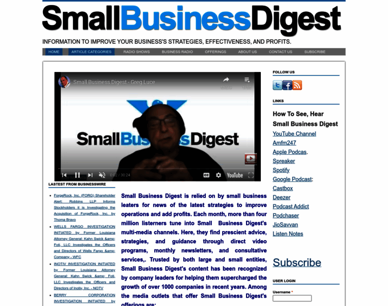 Smallbusinessdigestmag.com thumbnail