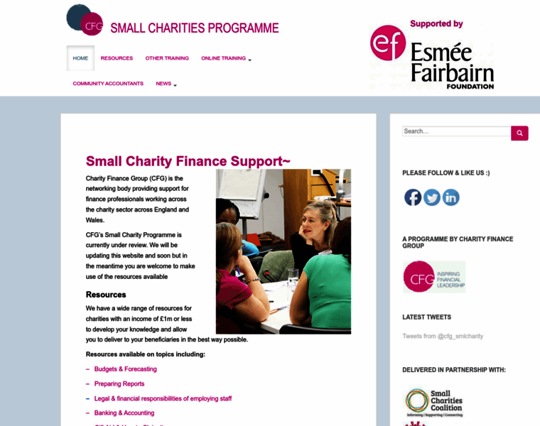 Smallcharityfinance.org.uk thumbnail