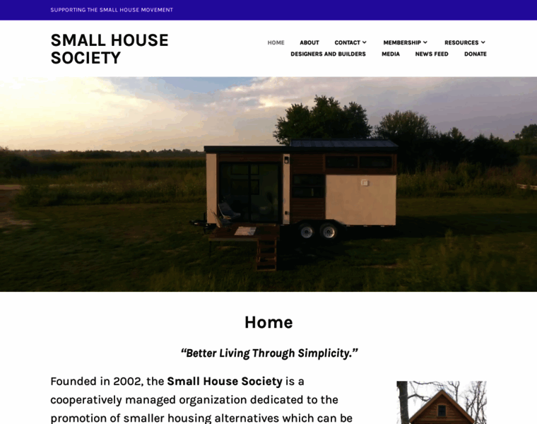 Smallhousesociety.net thumbnail