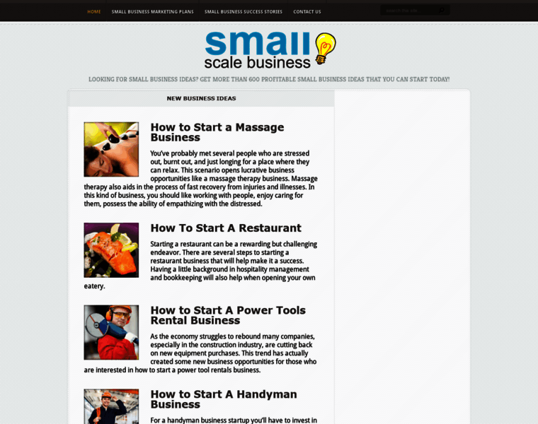 Smallscalebusiness.com thumbnail