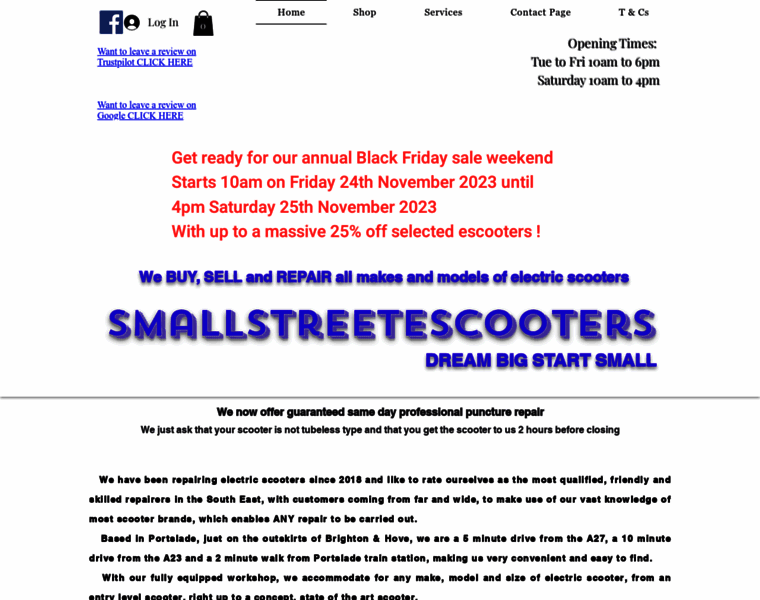 Smallstreetescooters.co.uk thumbnail