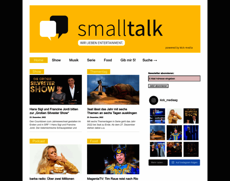 Smalltalk-entertainment.de thumbnail