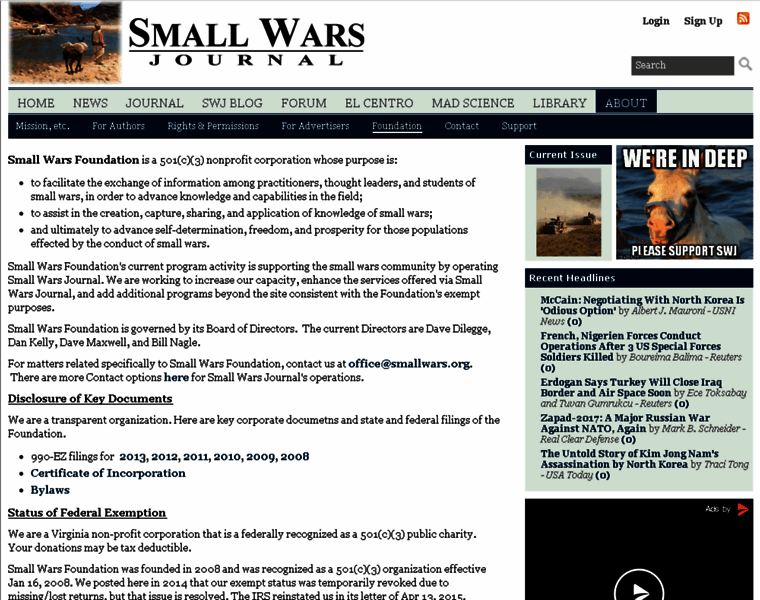 Smallwars.org thumbnail