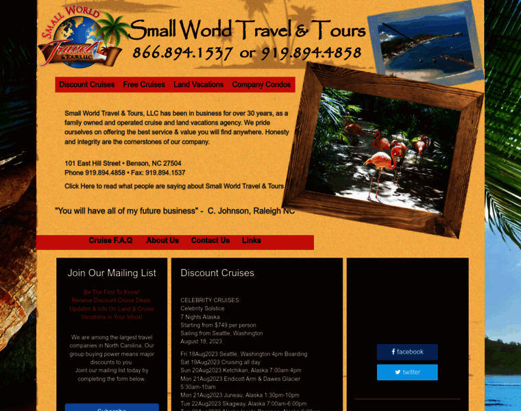 Smallworldtravelandtours.com thumbnail