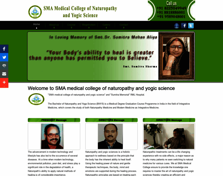 Smamedicalcollege.com thumbnail