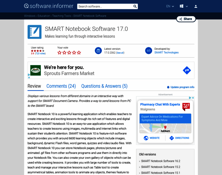 Smart-notebook-software.software.informer.com thumbnail