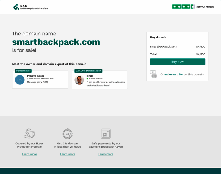 Smartbackpack.com thumbnail