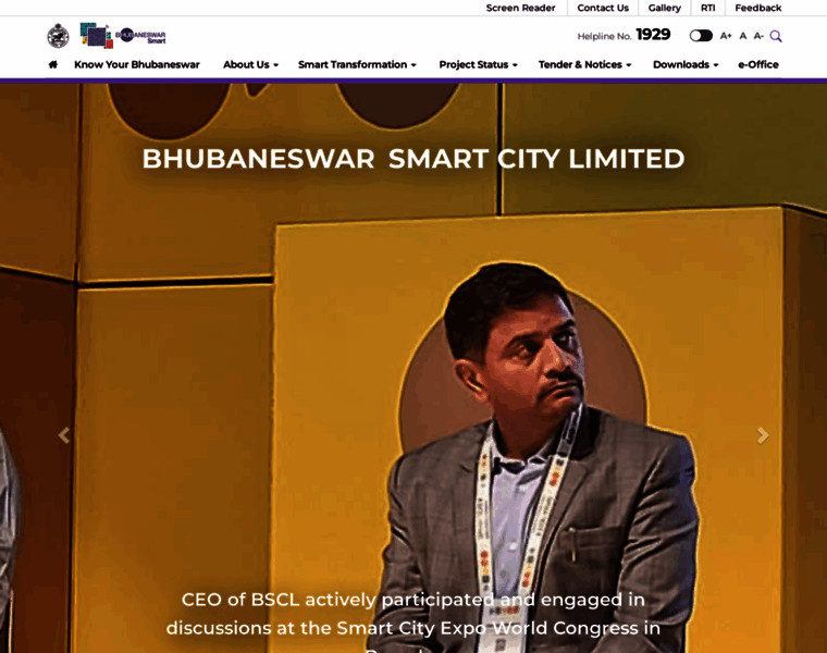 Smartcitybhubaneswar.gov.in thumbnail