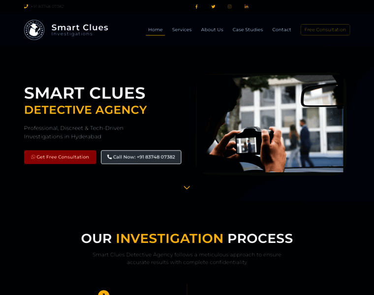 Smartcluesinvestigations.in thumbnail