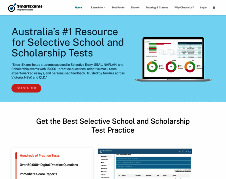 Smartexams.com.au thumbnail
