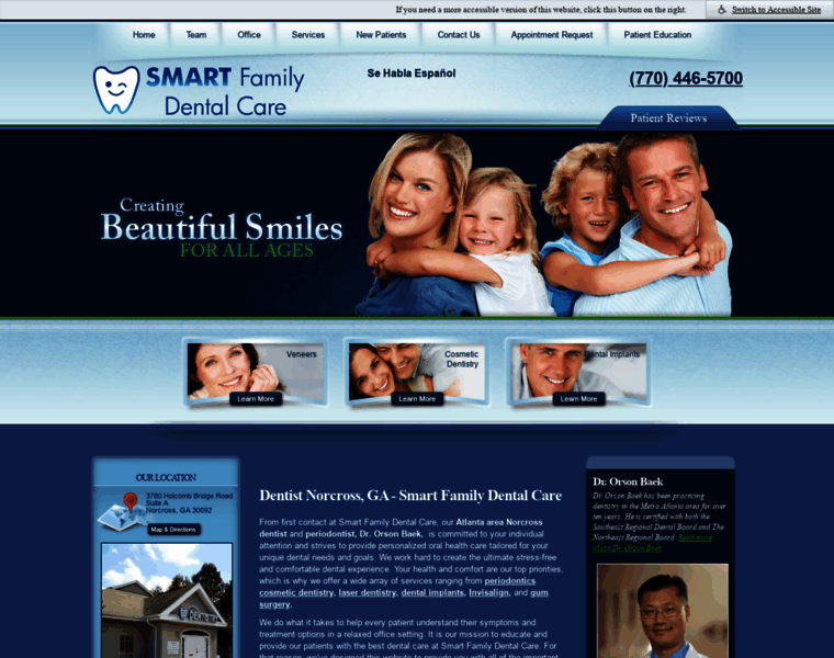 Smartfamilydentalcare.com thumbnail