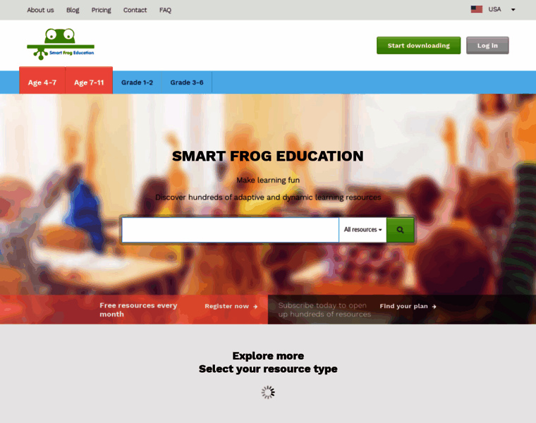 Smartfrogeducation.com thumbnail