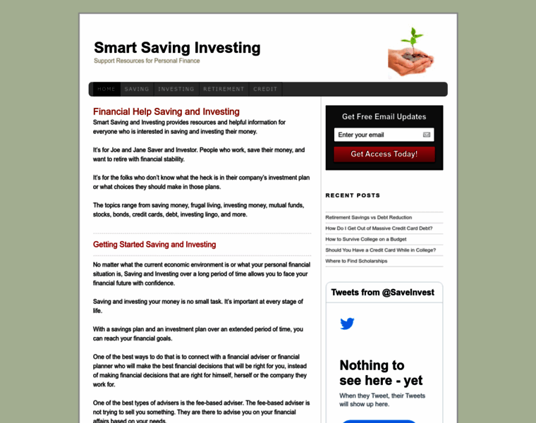 Smartsavinginvesting.com thumbnail