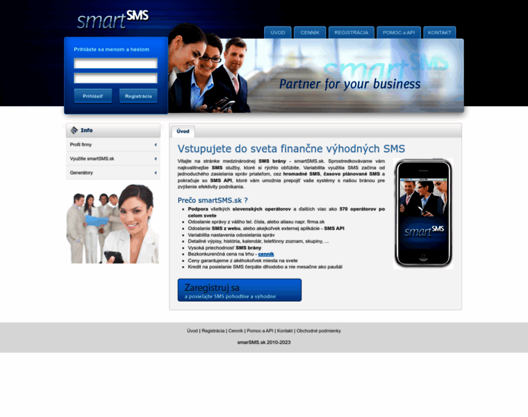 Smartsms.sk thumbnail Smartsms.sk thumbnail