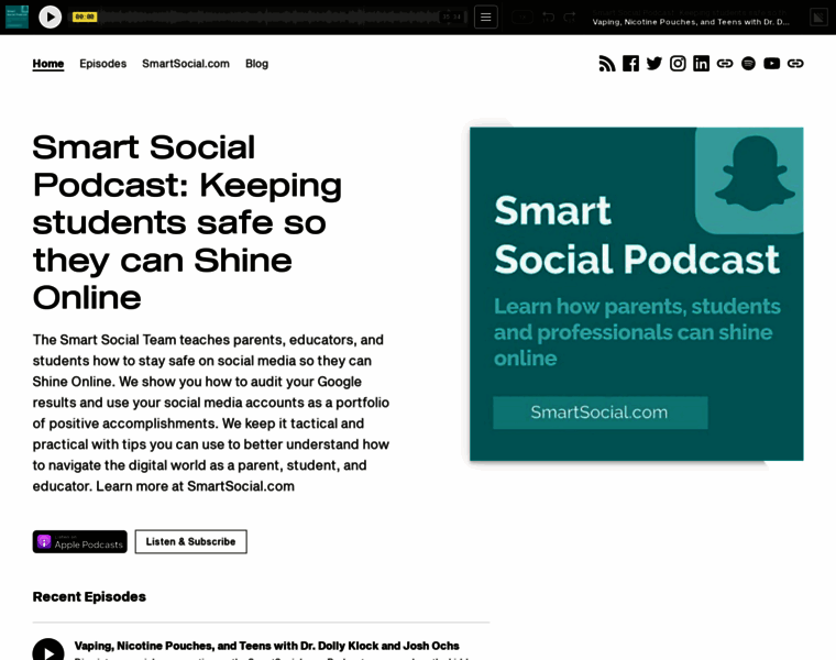 Smartsocialpodcast.com thumbnail