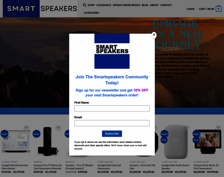 Smartspeakers.co.za thumbnail