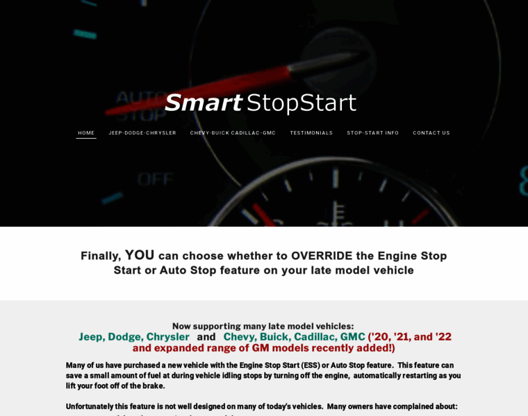 Smartstopstart.com thumbnail
