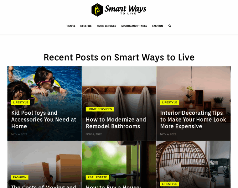 Smartwaystolive.com thumbnail