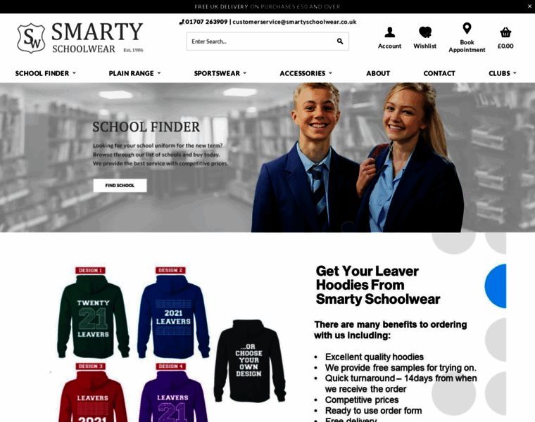 Smartyschoolwear.co.uk thumbnail
