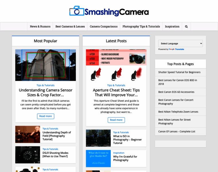 Smashingcamera.com thumbnail