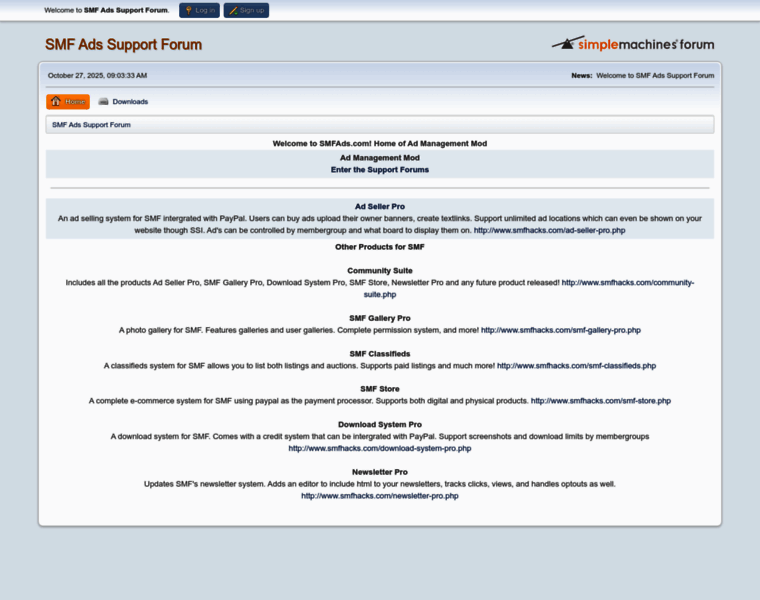 Smfads.com thumbnail