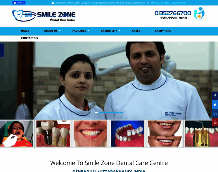 Smilezonedentalcarecentre.com thumbnail