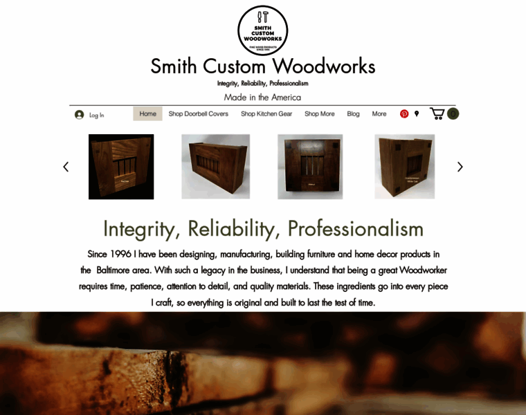 Smithcustomwoodworks.com thumbnail