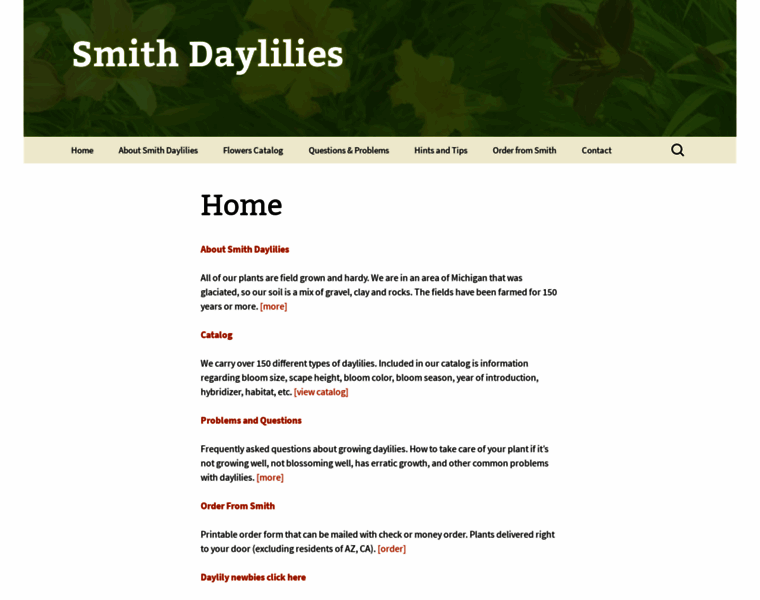 Smithdaylilies.com thumbnail