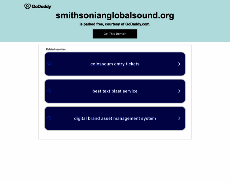 Smithsonianglobalsound.org thumbnail