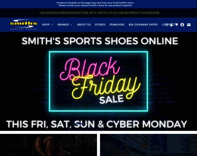 Smithssportsshoes.co.nz thumbnail